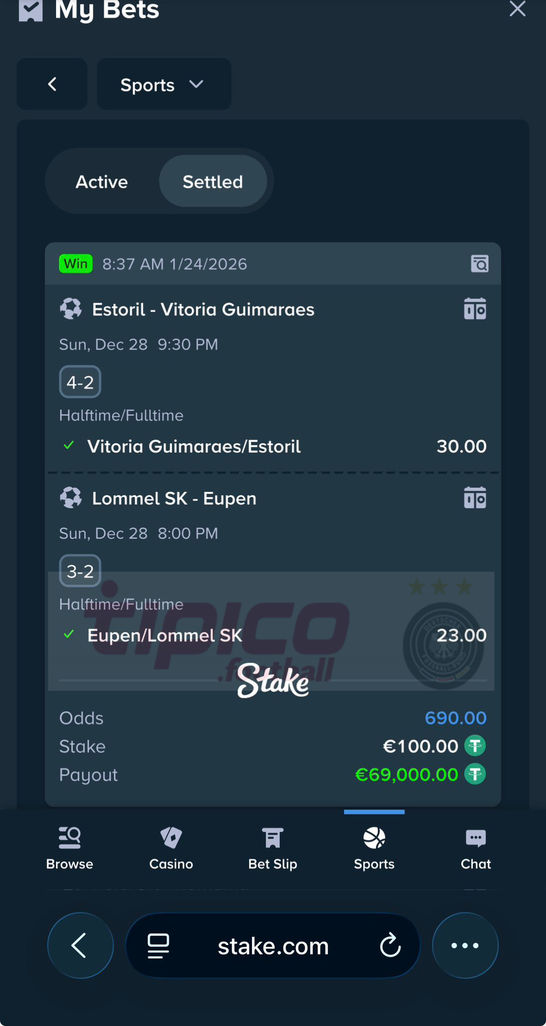 fixed matches ht ft 24.01.2026