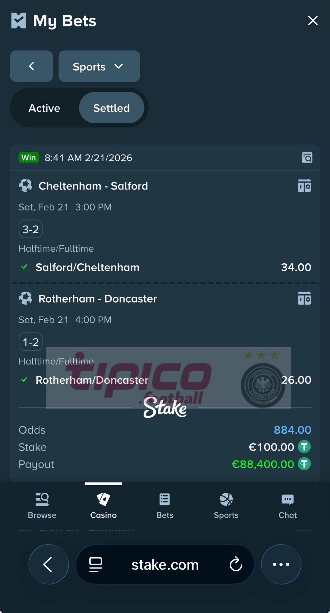 fixed matches ht ft 21.02.2026