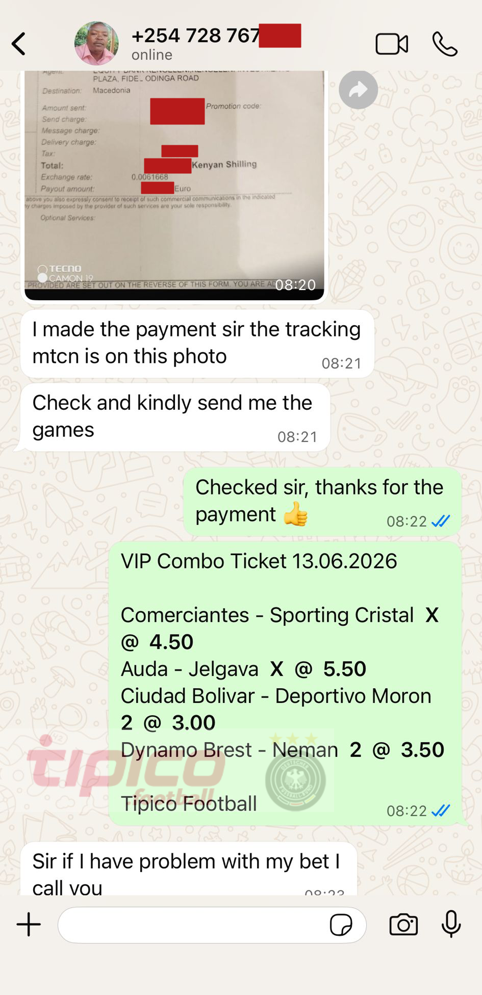 combined fixed matches 1x2 13.06.2026