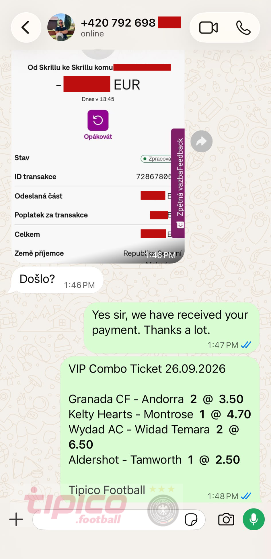 combined fixed matches 1x2 26.09.2026