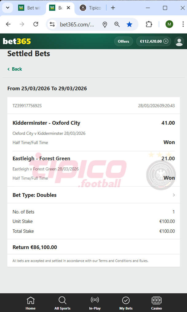 fixed matches ht ft 28.03.2026