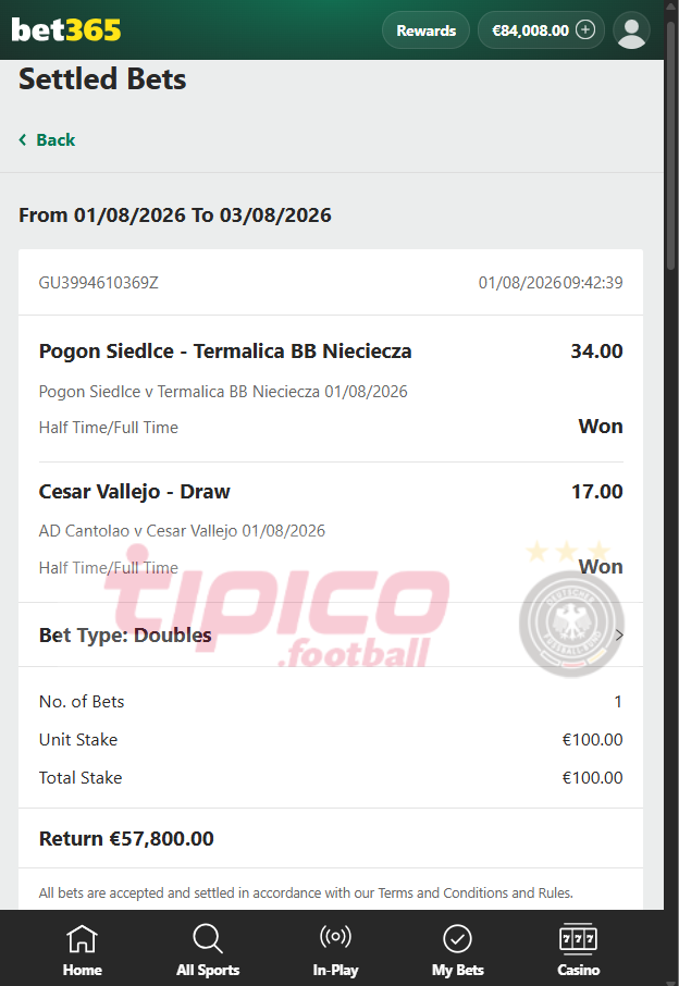 fixed matches ht ft 01.08.2026