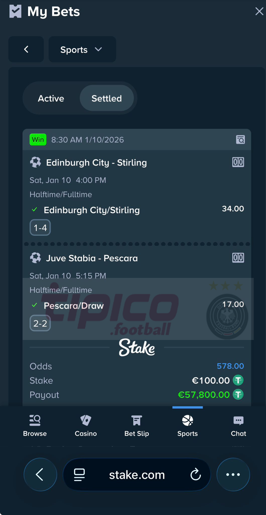 fixed matches ht ft 10.01.2026